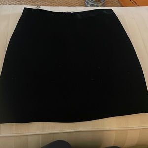 Jcrew velvet mini skirt